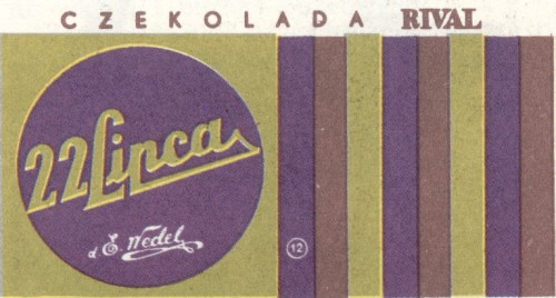 Czekolada 22 lipca d. E. Wedel