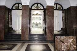 Muzeum Geologiczne PIG-PIB okładzina z wapienia bolechowskiego