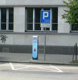 Warszawskie miejsce tankowania energii elektrycznej do samochodu