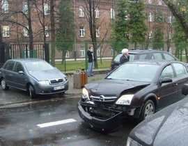 Stłuczka na Wiśniowej