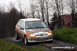 Adam Kędzierski w Rajdzie Cieszyńska Barbórka