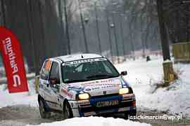 Załoga Kilański/Pawlik w Warszawskim Rajdzie Barbórki