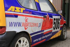 Rallycrosówka Seicento - malowanie