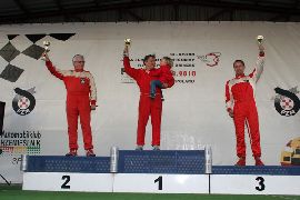 Rallycross Klasa Narodowa w Słomczynie - odbiór pucharów za Węgry