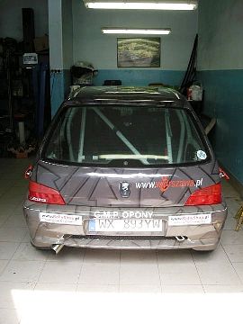 Samochód załogoi: Adam Kędzierski i Marcin Celiński 