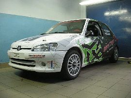 Samochód załogoi: Adam Kędzierski i Marcin Celiński 