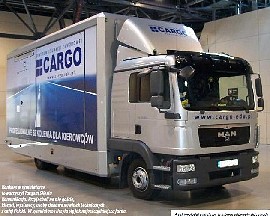 Symulator do szkoleń kierowców, w którym odbywały się