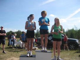 Najlepsza trójka kobiet w biegu na 5 km