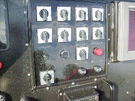 Elementy sterowania łodzią ratowniczą