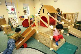 Angielski żłobek wewnątrz