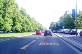 Eurobuspas w Al. Żwirki i Wigury w Warszawie