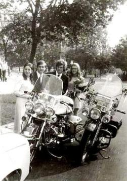 Ślub Ryska A - Harleye Marka S i Janusza W 1972 r.