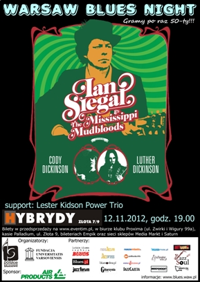 Plakat - 50. edycja Warsaw Blues Night