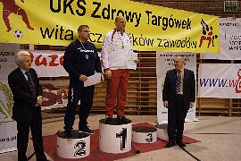 Mistrz Polski Andrzej Wroński na podium