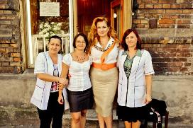 Załoga pracowni cukierniczej przy Górczewskiej 15