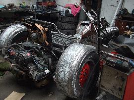 Trajka Krzysztofa Adamiaka w budowie - marzec 2012 r.