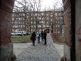 Widok na osiedle tanich mieszkań Fundacji Wawelbergów