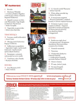 Spis treści Magazyn Stolica maj 2013