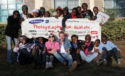 Uczestnicy warsztatów Fotografia dla Nairobi. Fot. Radoslaw Malinowski