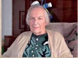 Pani Leokadia Krajewska - Lodzia Milicjantka. Rok 2013.