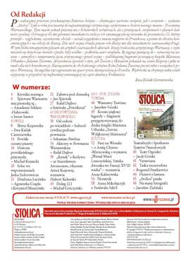 Spis treści miesięcznia Stolica nr sierpień/wrzesień 2013