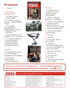 Miesięcznik STOLICA nr 10/2013 - spis treści