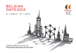 Dni Belgijskie w Polsce - plakat