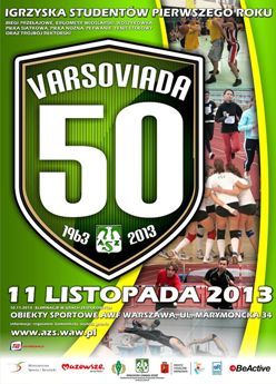 Plakat: 50. Varsoviada - Igrzyska studentów pierwszego roku.