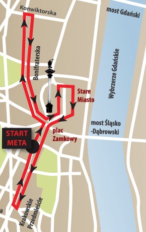 Trasa Sztafety EKIDEN