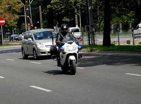 Paweł Rongiers z Warszawskiej Drogówki (Foto M.Krupa/KGP)