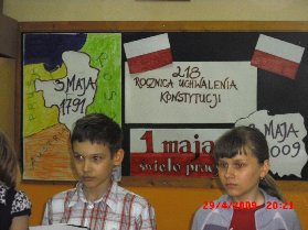 Obchody 3 maja w Szkole Podstawowej Wspierania Rozwoju