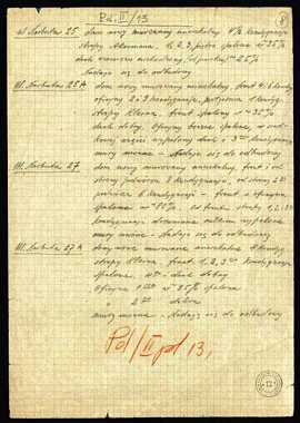 Dokumenty inwentaryzacyjne stanu zniszczeń, 1946 r, ze zbiorów APW