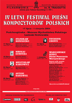 Plakat Festiwalu (Internet + własne zaangażowanie)