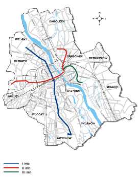 Planowana sieć metra w Warszawie (Metro Warszawskie)
