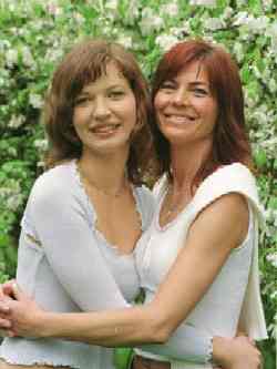 Jola (Mama) i Emmanuela (Córka) na zdjęciu konkursowym (Matki i córki)