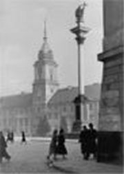 Warszawa, pl. Zamkowy, przed 1939, fot. L. Sempoliński (Culture.pl)