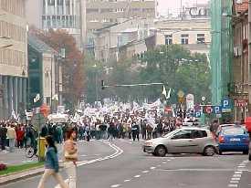 Zablokowany pl. Trzech Krzyży (gazeta.pl)