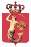 Obowiązujący herb starej Warszawy wprowadzony w 1938 r. i przywrócony w 1990 r.